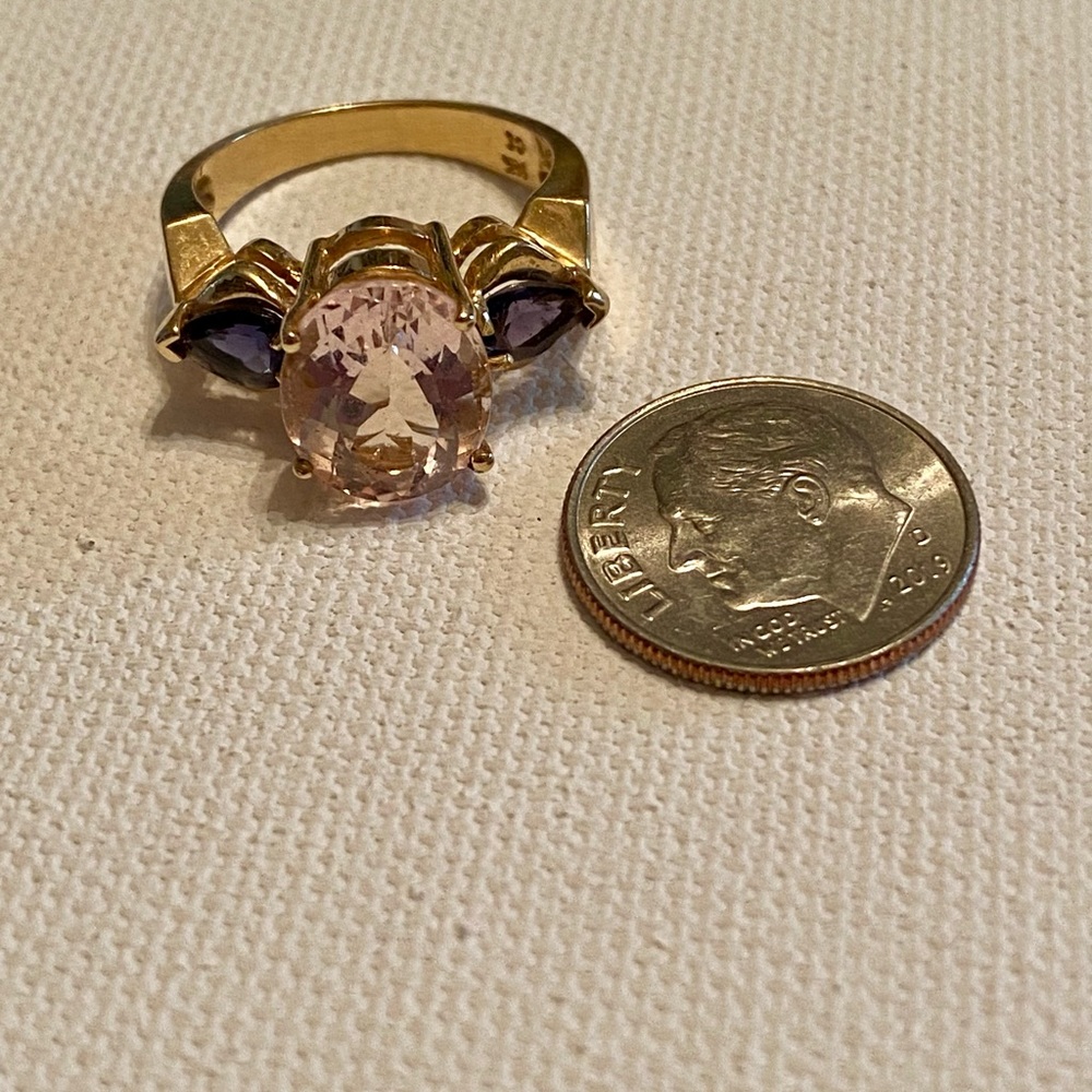 Morganite ring - Picture 10 of 10